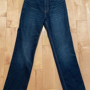 Simone High Rise Ankle Straight Dark Wash Jeans 24